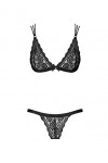Obsessive Ensemble soutien-gorge pour femme - Noir - 38