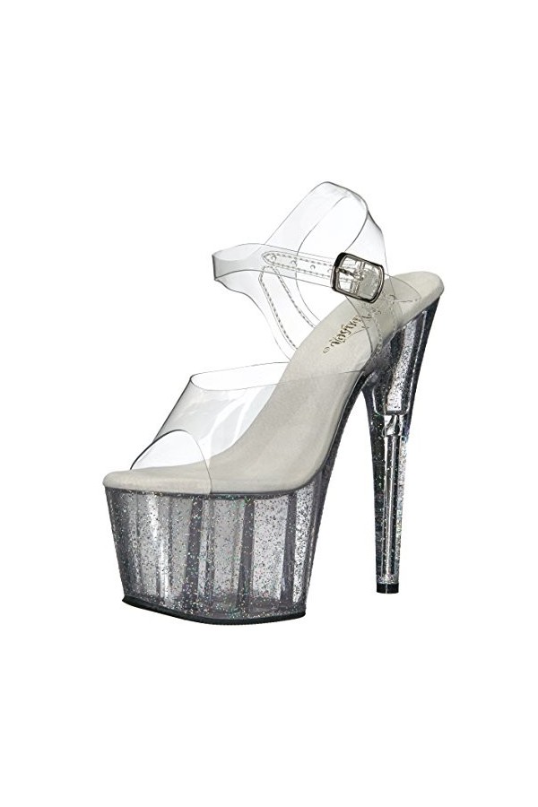 Pleaser ADORE-708MG CLR/CLR UK 3 EU 36 