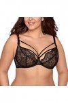 Axami Femme Soutien-Gorge Non-Rembourré Dentelle V-8541, Noir,95H