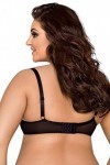 Axami Femme Soutien-Gorge Non-Rembourré Dentelle V-8541, Noir,95H