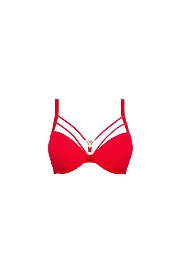 Axami Etesian Soutien-gorge push-up, rouge, 85D
