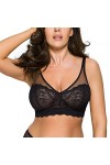 Gorsenia Soutien-Gorge Non-Rembourré K726 Kelly, Noir,80G