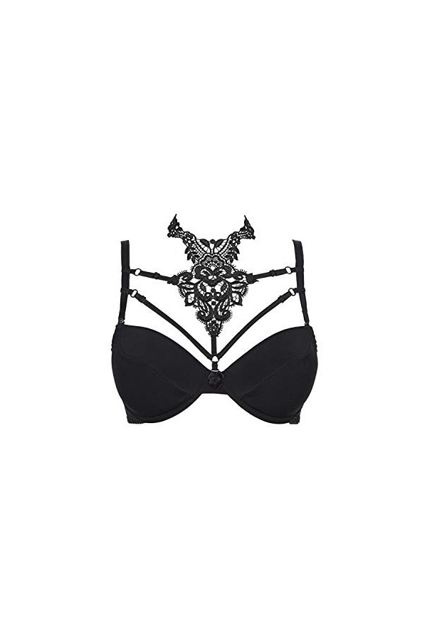 Axami M194 Soutien-gorge push-up pour femme - Noir - 75 cm