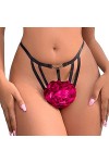 GilRu Impression de Mode féminine évider avec des Culottes de Lingerie de Fleurs Ensemble sous-vêtements Sexy Lingerie Lapin 