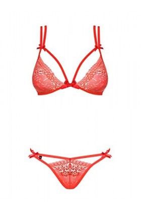Ensemble soutien-gorge - Rouge - 38