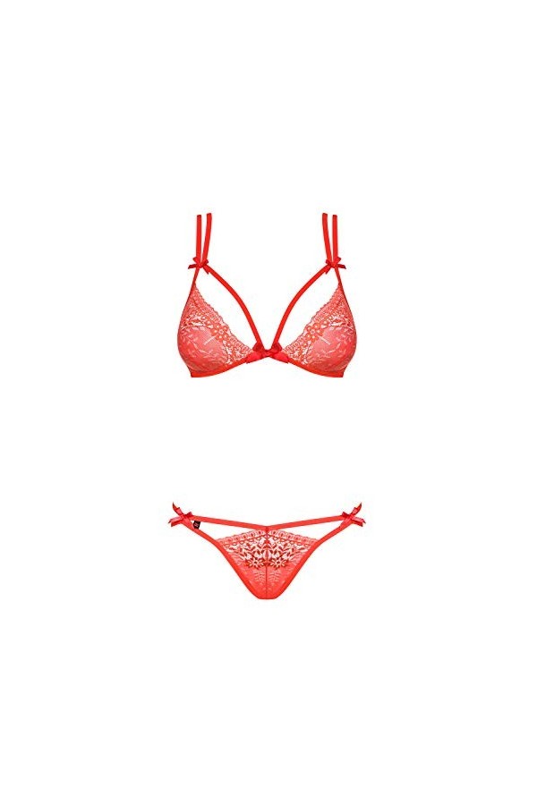 Ensemble soutien-gorge - Rouge - 38