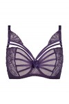 Axami Soutien-gorge à armatures pour femme. - Violet - 90G