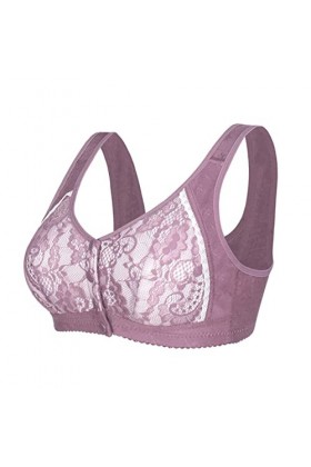 HANXIULIN Soutien-gorge en coton sans armatures doux à lavant - Maintien solide sans armatures - Soutien-gorge sans armature