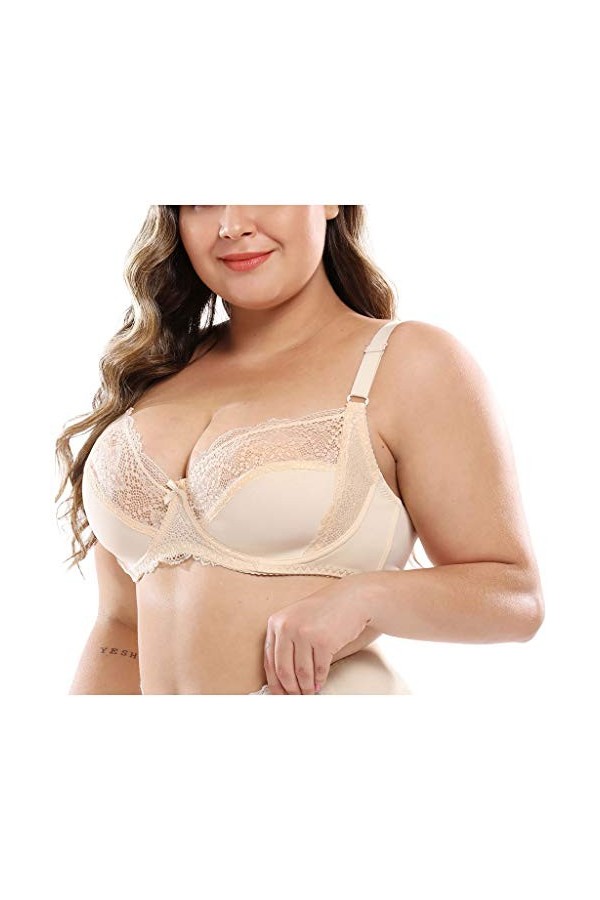 Femmes Anneau en Acier Soutien-Gorge Sexy Dentelle Confortable Collecté Réglable Soutien-Gorge Sous-vêtements Mousseline Ling