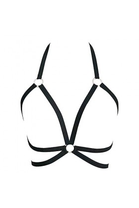 Lingerie Sexy Femme Body et Combinaison Cage élastique Soutien-Gorge séduisante Cage Strappy Bustier Bra Creux Soutien-Gorge 
