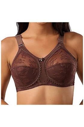 Sexy Femme Coquine Dentelle Col en V Motif Broderie Lingerie Sexy Dentelle Froncé Soutien-Gorge Bretelles Réglables Lingerie 