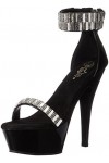 Pleaser KISS-269RS Blk/Blk UK 8 EU 41 
