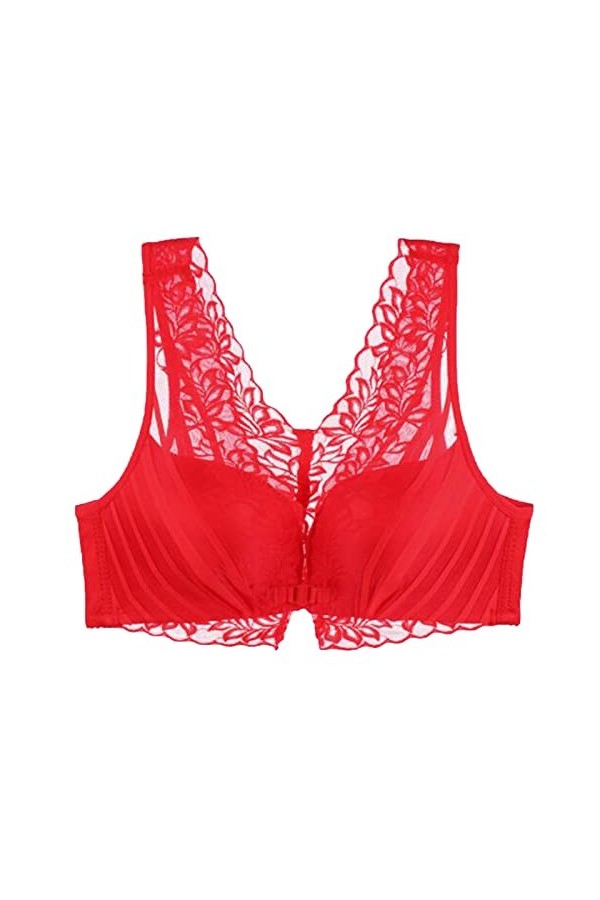 Brassière Femme Sexy Soutien-Gorge Sexy à Ouverture Frontale pour Poitrine Petite et Charnue Effet de Rassemblement et Mainti