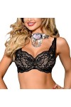 Axami Femmes Soutien-Gorge Push-Up Dentelle V-7601 Zaina, Noir,105D