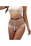 Chaîne de taille en cuir PU sexy pour boîte de nuit, harnais pour cosplay, Halloween, Noël, accessoires de fête, festival, mu