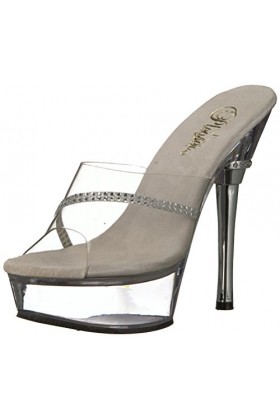 Pleaser USA Shoes DELIGHT-602, Clr, 43 EU