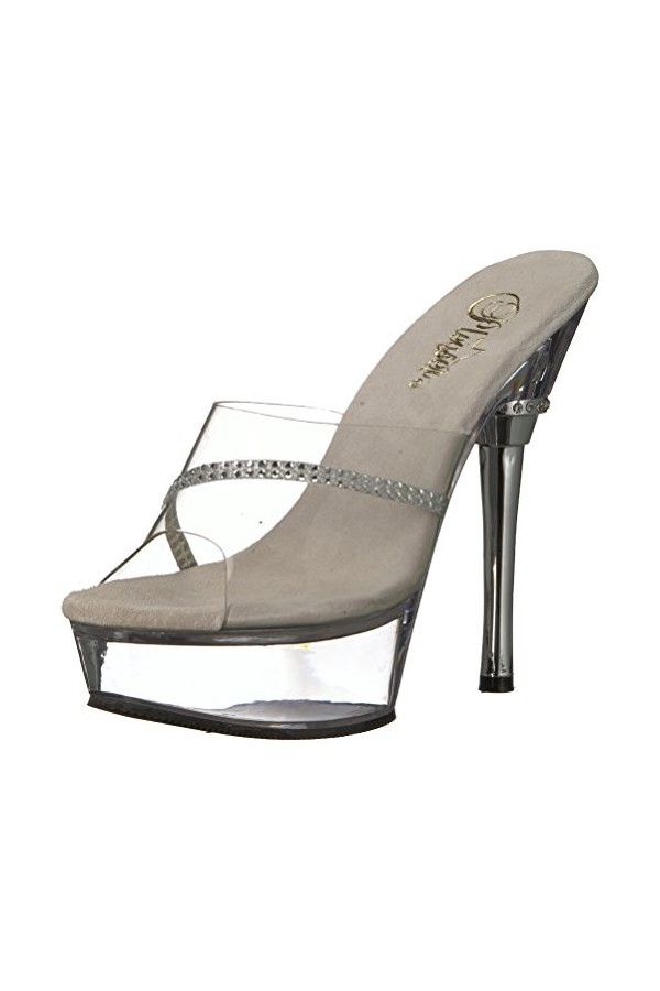 Pleaser USA Shoes DELIGHT-602, Clr, 43 EU