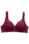 Femme Soutien-Gorge en Acier Coupe Mince Brillant dâge Moyen et Personnes âgées Soutien-Gorge sous-vêtements Soutien-Gorge S