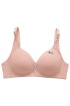 Femme Soutien-Gorge en Acier Coupe Mince Brillant dâge Moyen et Personnes âgées Soutien-Gorge sous-vêtements Soutien-Gorge S