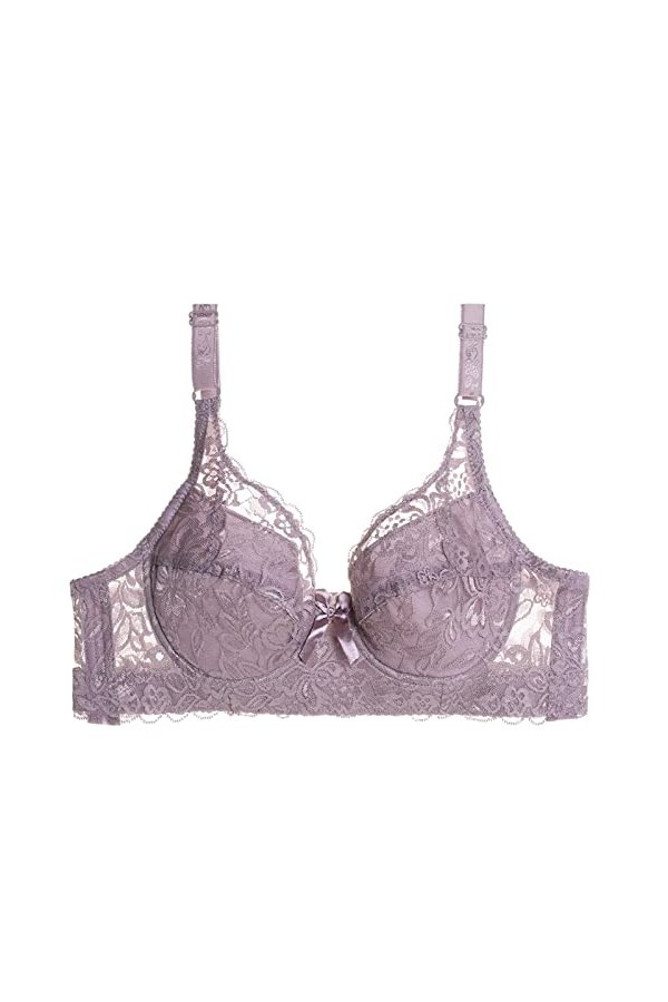 Sportbustiers Femme Sexy Dentelle Froncée Bretelles Brassière Culotte Sous-vêtements sans armatures Lingerie Femme Sexy Sou