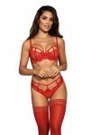 Axami Soutien-gorge à armatures M255, Rouge / Ecru, 95B