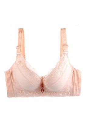HANXIULIN Soutien-gorge à fermeture avant pour femme - Amovible - Transformable - Grande taille - Soutien-gorge push-up confo