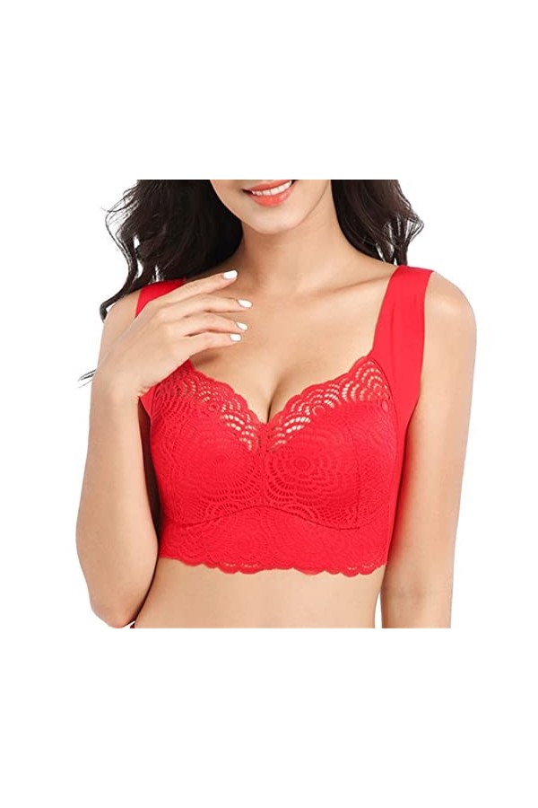 Générique Lingerie Femme, Prettyhealth Lymphvity Detoxification and Shaping & Powerful Lifting Bra, Soutien-Gorge sans Fil en