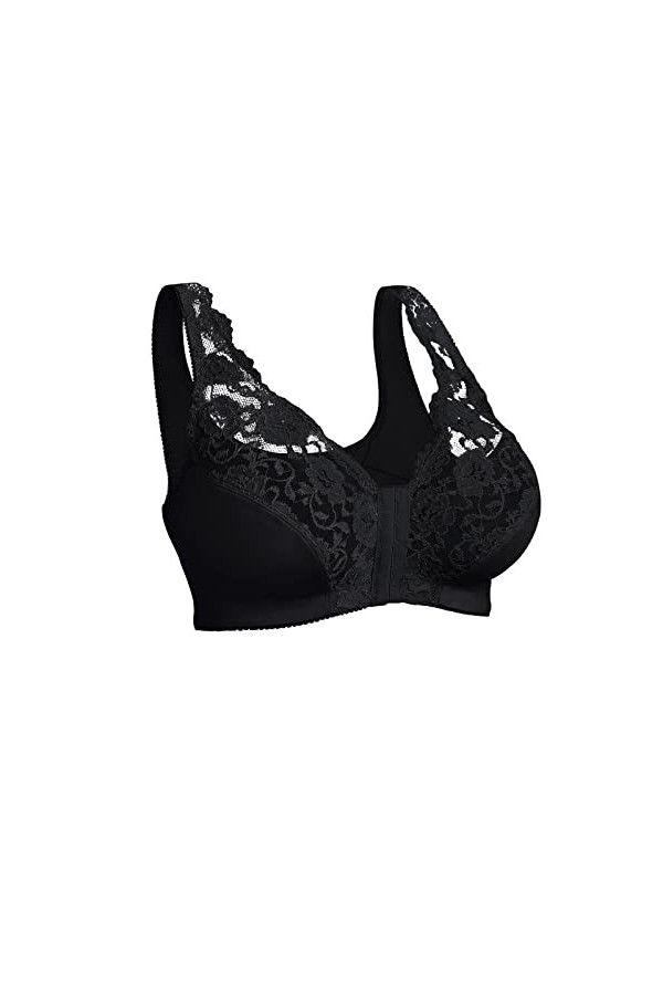 Générique Harnais Cuir Femme Sexy Érotique, Nuit New Front Button Breathable Skin-Friendly Bras Comfortable High Impact Plus 