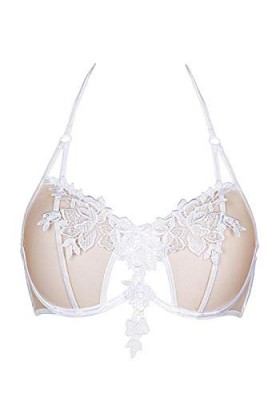 Axami Soutien-gorge dos nu souple pour femme. - Blanc - 85 cm