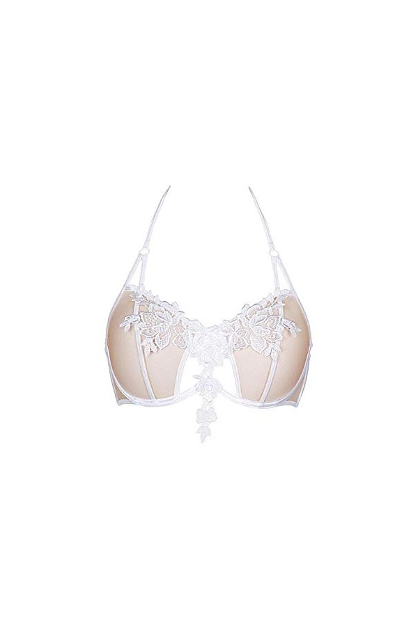 Axami Soutien-gorge dos nu souple pour femme. - Blanc - 85 cm