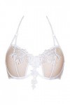 Axami Soutien-gorge dos nu souple pour femme. - Blanc - 85 cm