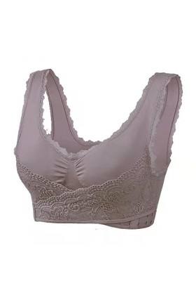 Pour Chien En Chaleur Soutien-gorge push-up Soutien-gorge corset confortable Soutien-gorge en dentelle à boucle latérale alte