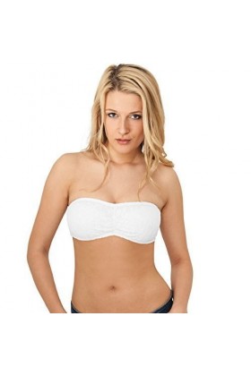 Urban Classics - Bandeau Top Bustier Lacets - New York couleur de dentelle div 586. - 48, blanc