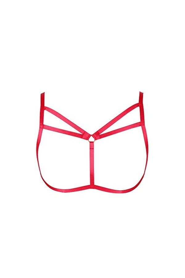 MAMOHSS Harnais de corps élastique pour femme Taille plus réglable - Blanc - Taille Unique