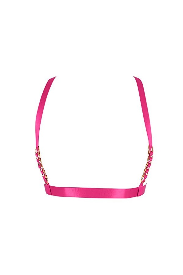 Harnais de corps pour femme avec sangle de poitrine et ceinture de lingerie punk grande taille festival rave Halloween tissu 