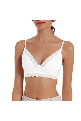 Soutien-gorge sexy en dentelle avec bretelles réglables - Soutien-gorge de fitness pour femme - Soutien-gorge push-up sexy, B