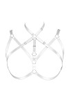 Soutien-gorge harnais de corps pour femme - Grande taille - Ceinture punk gothique - Carnaval - Halloween - Photographie - Co