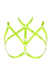 Soutien-gorge harnais de corps pour femme - Grande taille - Ceinture punk gothique - Carnaval - Halloween - Photographie - Co