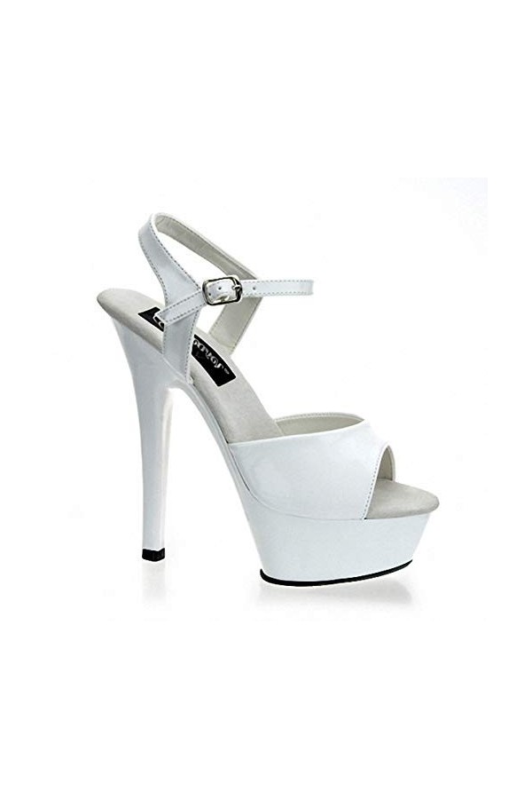 HOMDREAM Talon Aiguille Talons Hauts 15CM Sandales à Talons Hauts Sandales à Bouche De Poisson Modèle Chaussures De Défilé,Re