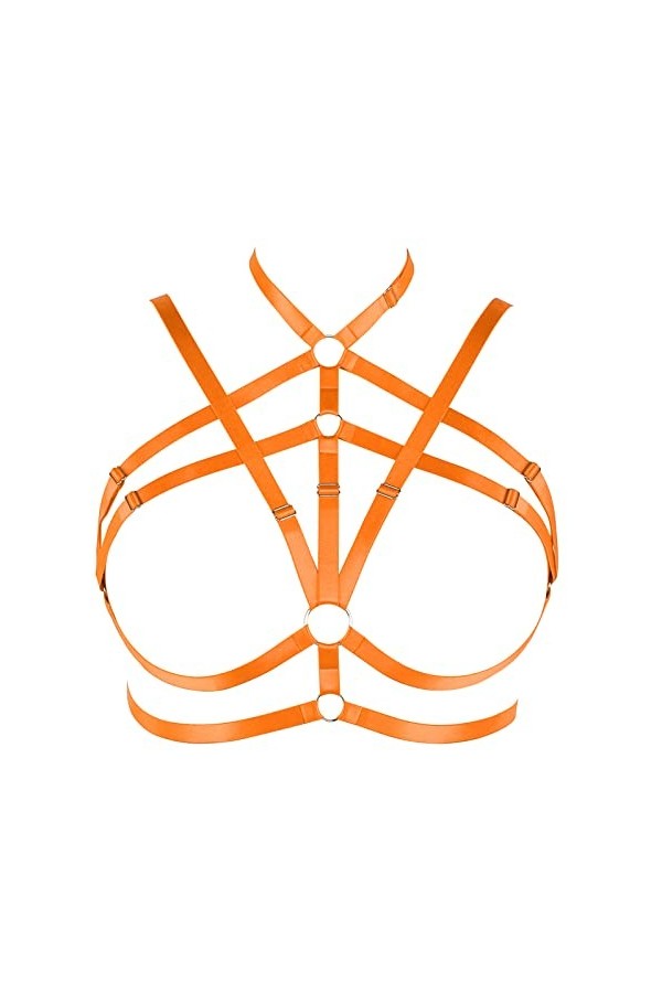 Harnais de corps pour femme - Grande taille - Ceinture - Style gothique - Carnaval - Halloween - Photographie - Costume de da