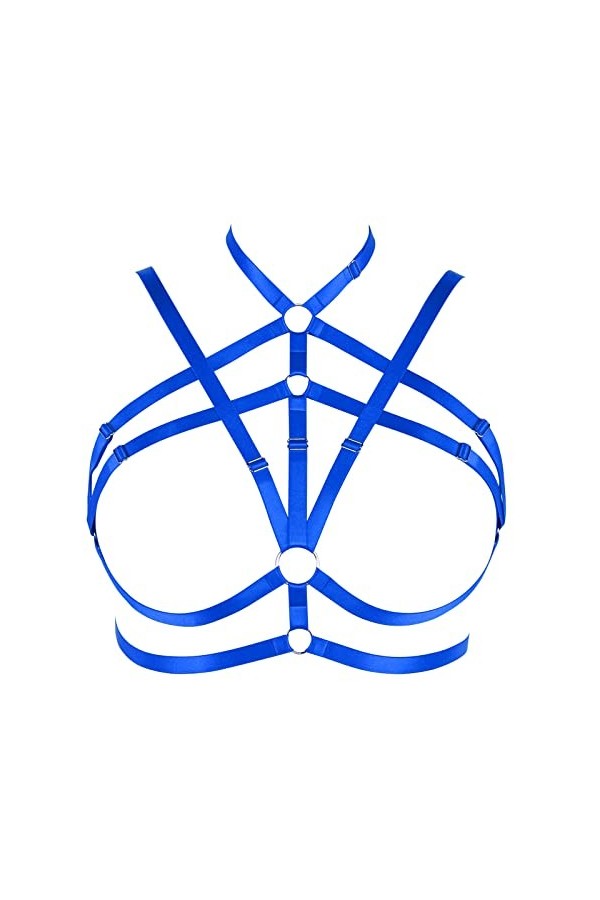 Harnais de corps pour femme - Grande taille - Ceinture - Style gothique - Carnaval - Halloween - Photographie - Costume de da