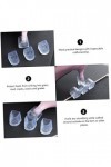 YARNOW 12Pairs High Heels Heel Cover Clear High Heels Chaussures À Talons Hauts Pour Protecteurs De Talons Pour Chaussures À 