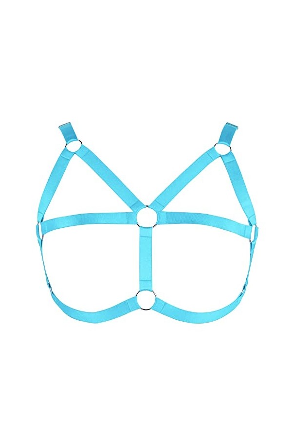 Soutien-gorge harnais de corps pour femme - Grande taille - Soutien-gorge punk - Gothique - Pour Noël, carnaval, Halloween, p