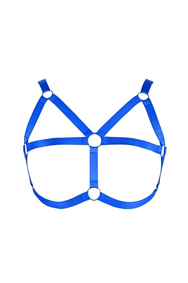 Soutien-gorge harnais de corps pour femme - Grande taille - Soutien-gorge punk - Gothique - Pour Noël, carnaval, Halloween, p