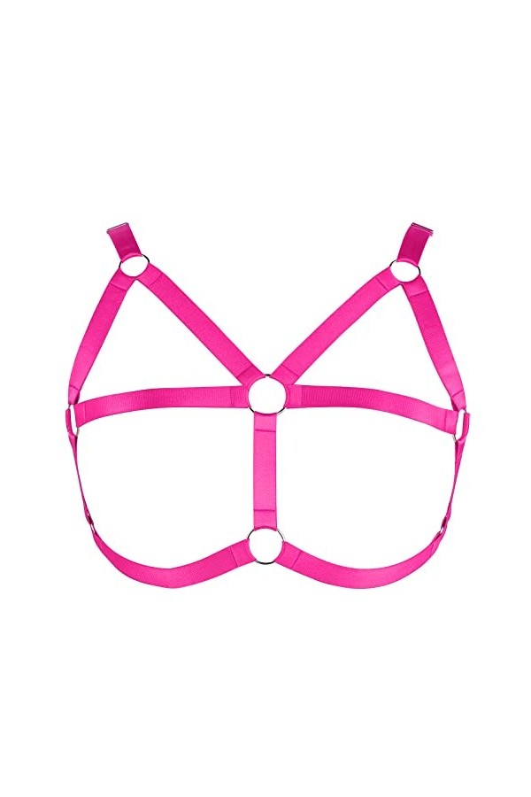 Soutien-gorge harnais de corps pour femme - Grande taille - Soutien-gorge punk - Gothique - Pour Noël, carnaval, Halloween, p