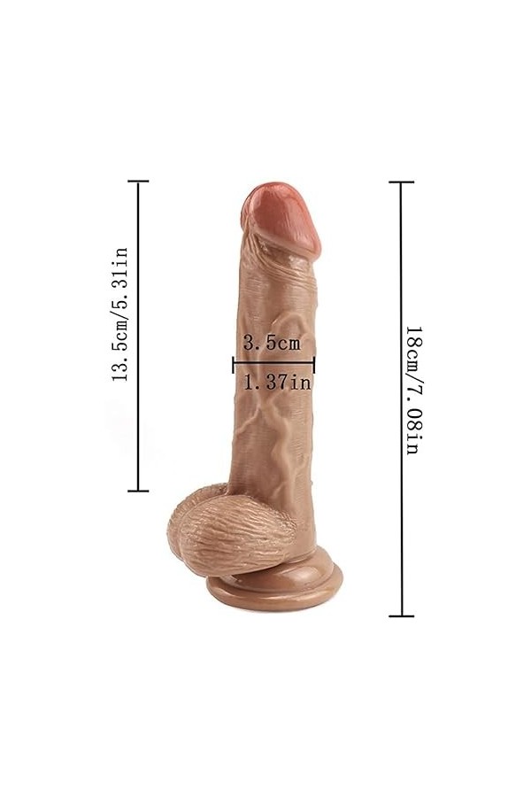 Gờdḙ Femme Šêx Vibrờ-mạssêur Va Et Vient sans Fil Realiste Gờdḙs Gờd Vibrant Femme Pờint G Enorme Gờdḙ GờdḙṂichéts XXL