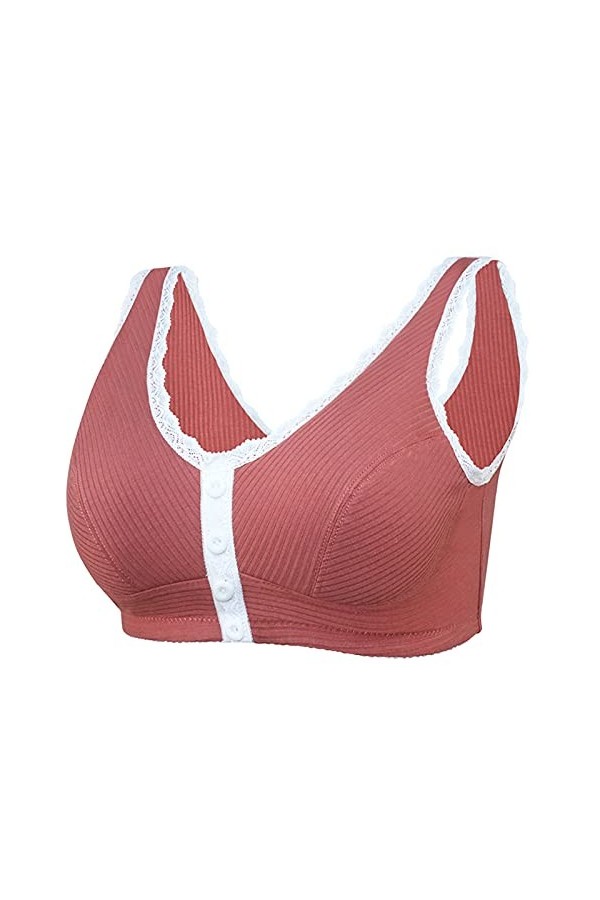 Soutien-gorge de sport en dentelle réglable et respirant pour femme - Bordure avant extra élastique - Lingerie sexy pour cosp