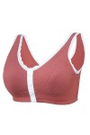 Soutien-gorge de sport en dentelle réglable et respirant pour femme - Bordure avant extra élastique - Lingerie sexy pour cosp