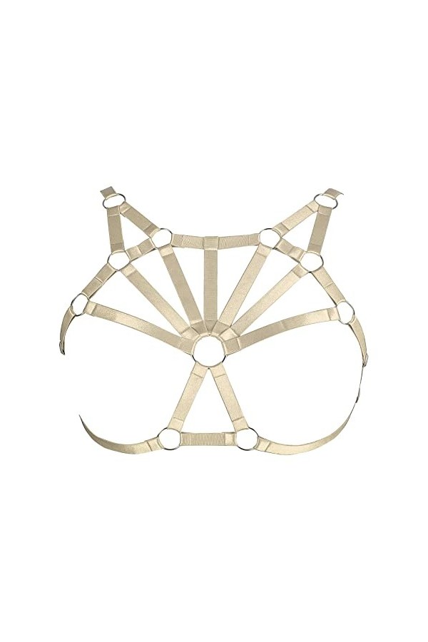 Harnais de corps pour femme - Grande taille - Pour Halloween - Grande taille, violet, Taille Unique