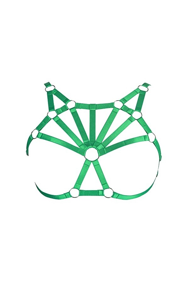 Harnais de corps pour femme - Grande taille - Pour Halloween - Grande taille, violet, Taille Unique